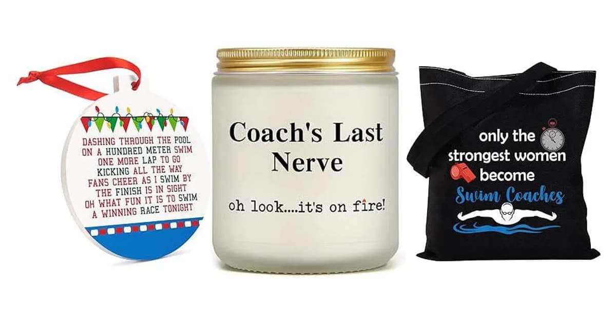 Image that represents the product page Swim Coach Gifts inside the category professions.