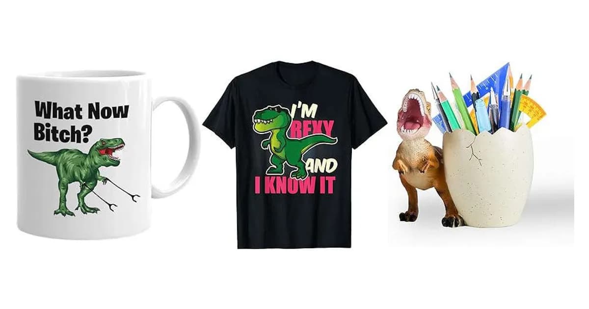 Image that represents the product page T-Rex Gifts For Adults inside the category hobbies.