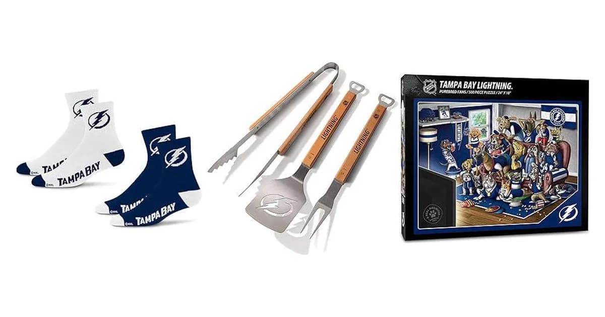 Image that represents the product page Tampa Bay Lightning Gifts inside the category hobbies.