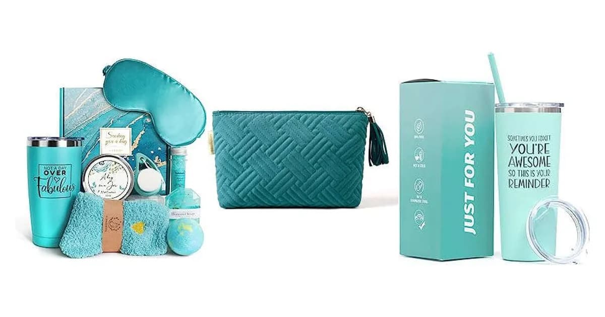 Image that represents the product page Teal Gifts inside the category celebrations.