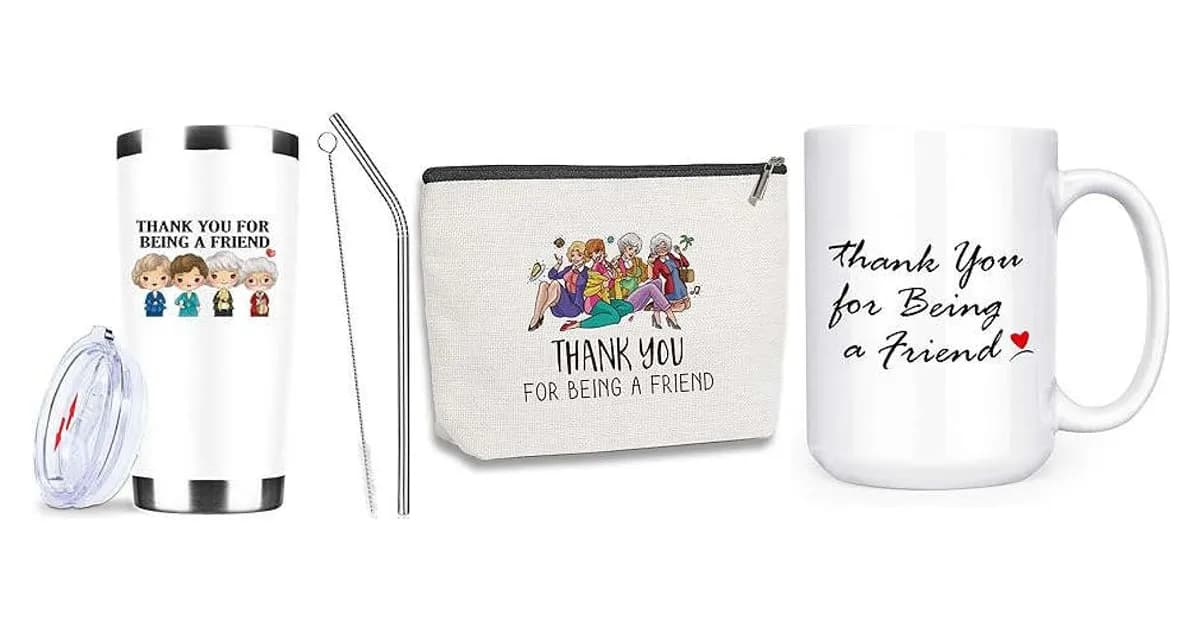 Image that represents the product page Thank You For Being A Friend Gifts inside the category thanks.