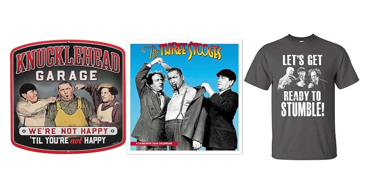 Image that represents the product page Three Stooges Gifts inside the category entertainment.