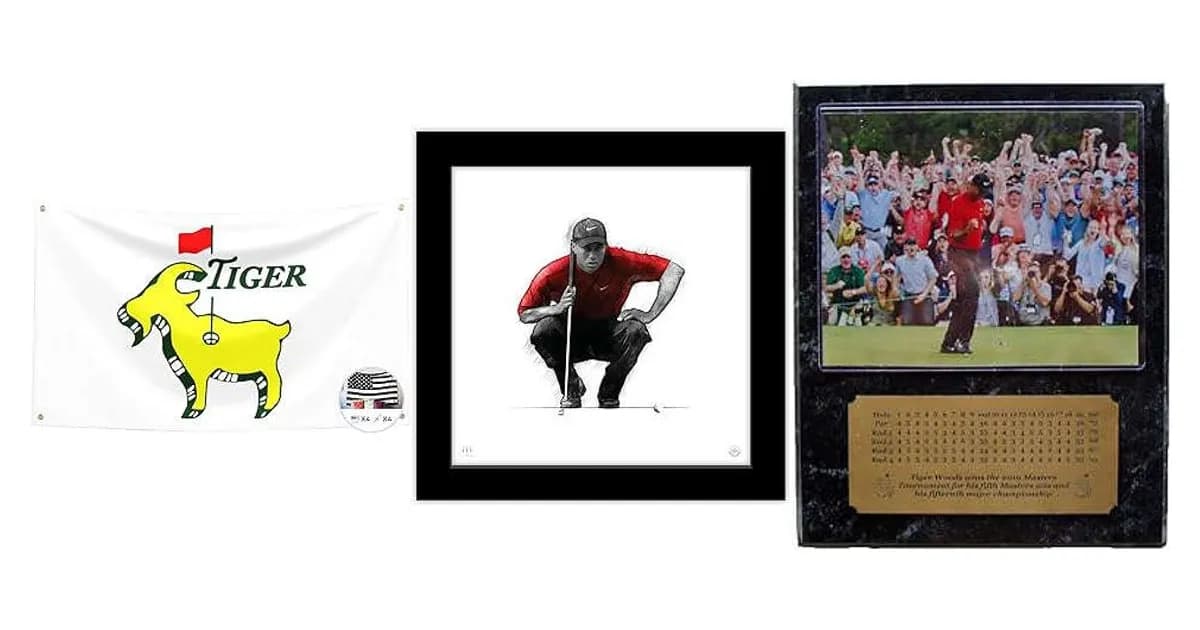 Image that represents the product page Tiger Woods Gifts inside the category hobbies.