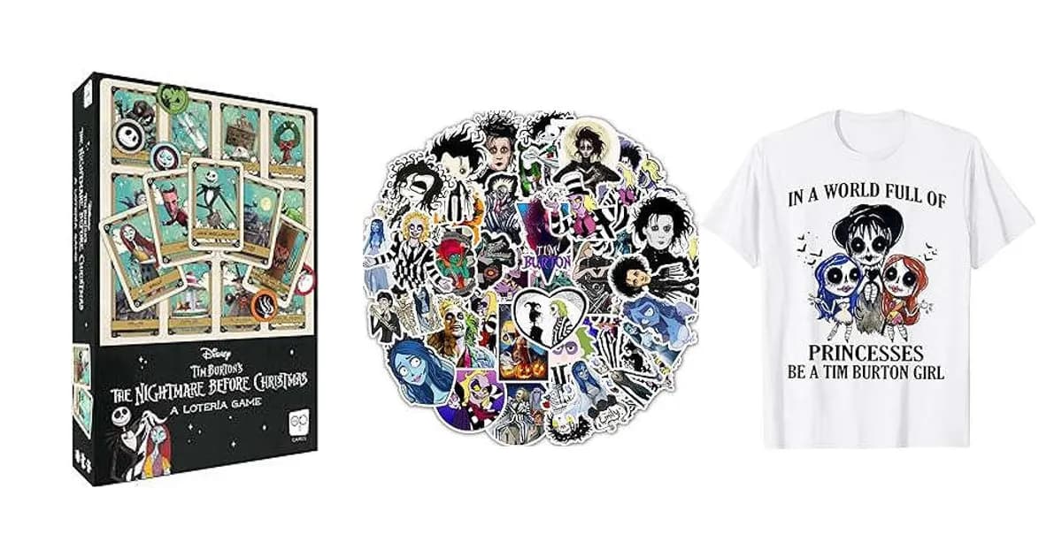 Image that represents the product page Tim Burton Gifts inside the category entertainment.