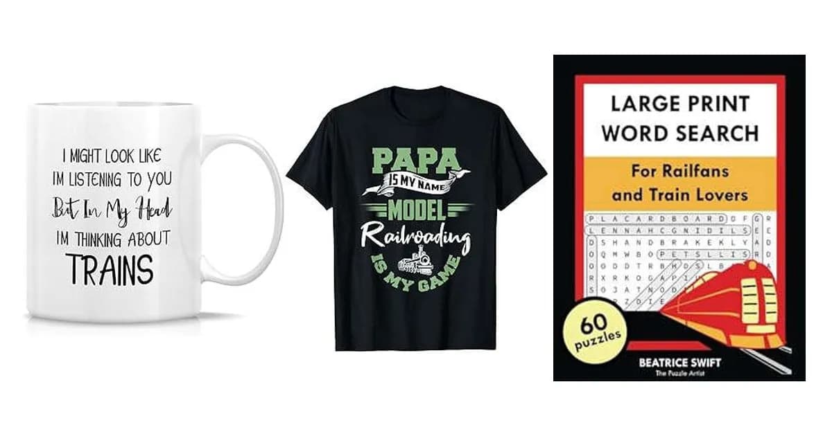 Image that represents the product page Train Gifts For Dad inside the category hobbies.