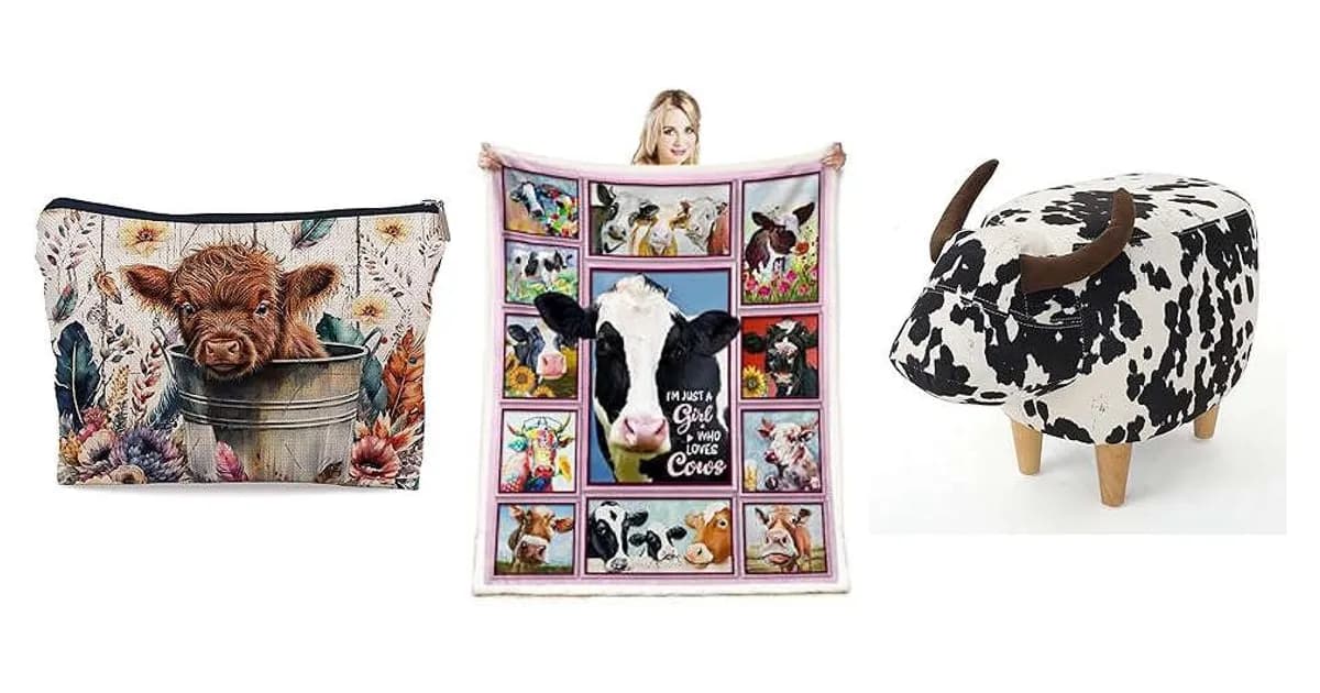 Image that represents the product page Unique Cow Gifts inside the category animals.