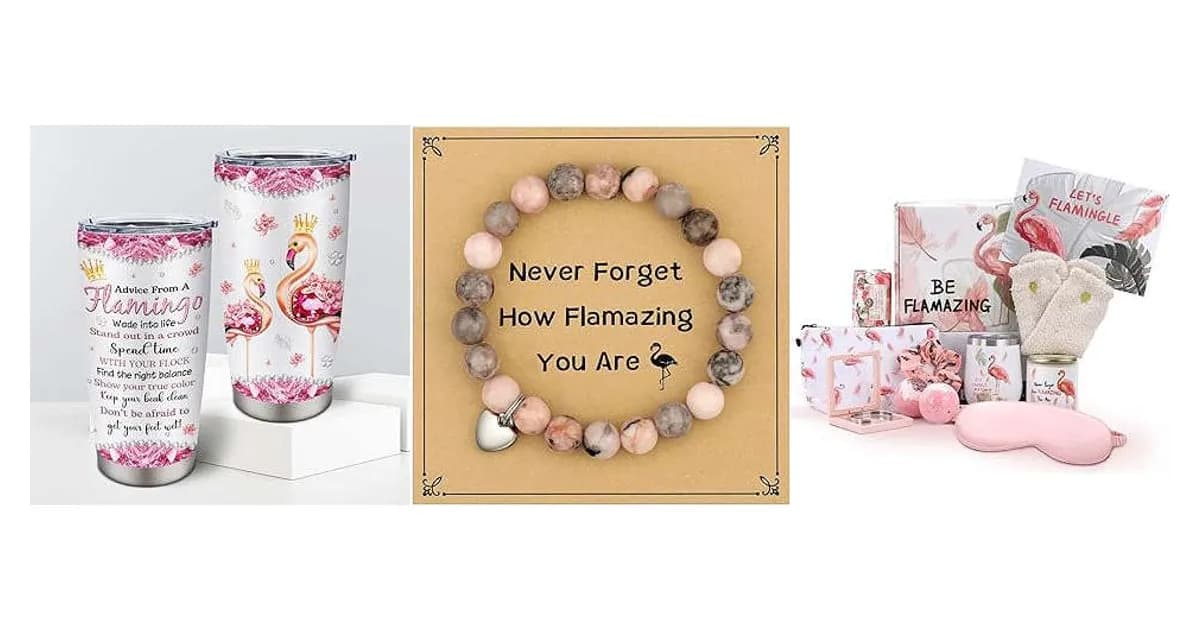 Image that represents the product page Unique Pink Flamingo Gifts inside the category decoration.