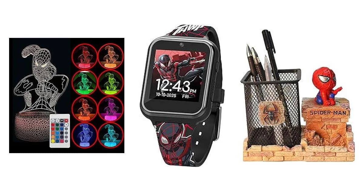 Image that represents the product page Unique Spiderman Gifts inside the category entertainment.