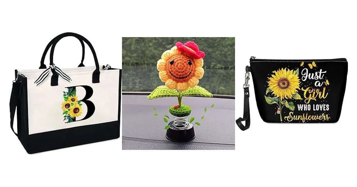 Image that represents the product page Unique Sunflower Gifts inside the category decoration.