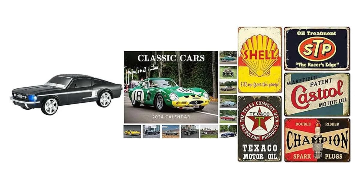 Image that represents the product page Vintage Car Gifts inside the category hobbies.