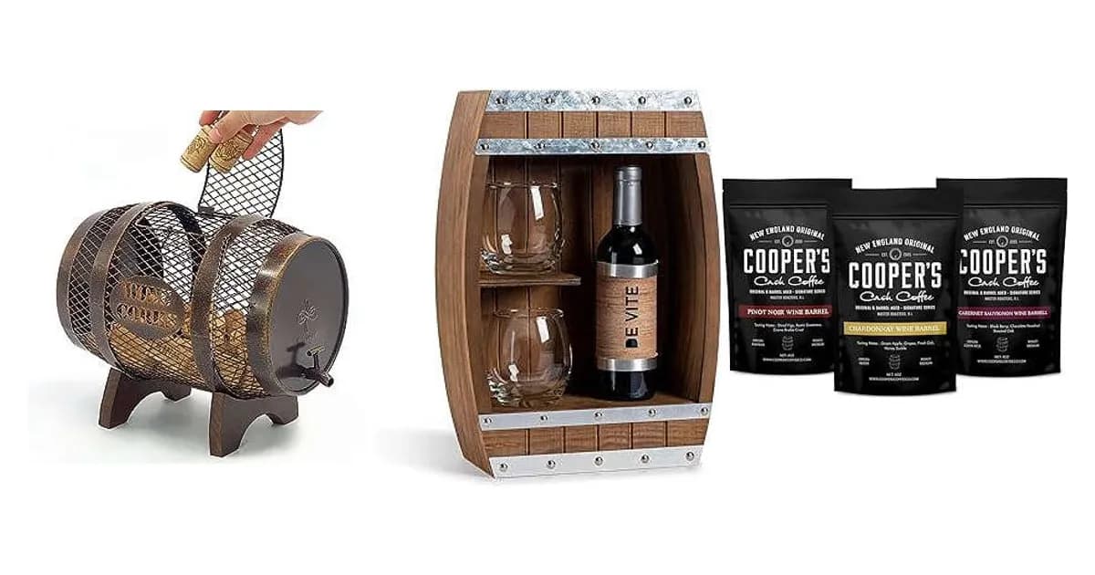 Image that represents the product page Wine Barrel Gifts inside the category decoration.