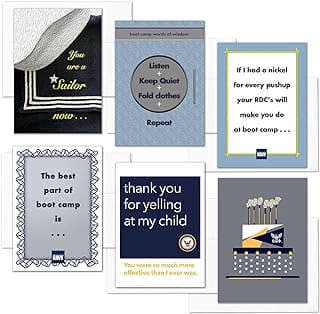 Image of Navy Boot Camp Greeting Cards by the company 2 My Hero.