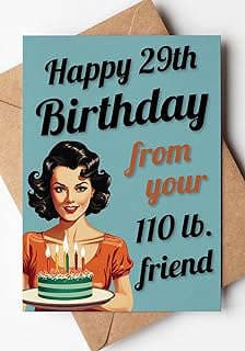 Image of Funny Best Friend Birthday Card by the company 3D Checkout.