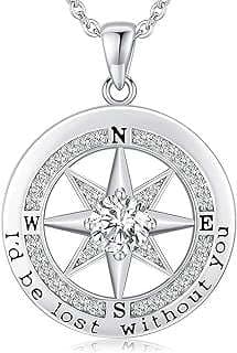 Image of Sterling Silver Compass Jewelry by the company A Ornaments.