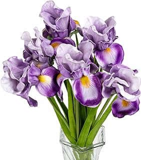 Image of Artificial Purple Iris Bouquets by the company ACALEPH STORE.