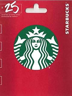 Image of Starbucks $25 Gift Card by the company ACI Gift Cards LLC, an Amazon company.