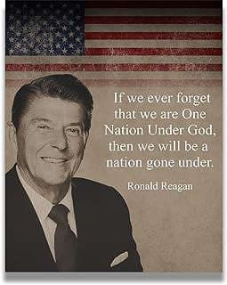 Image of Reagan Quote Wall Art Print by the company activelifehub.