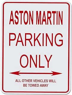 Image of Aston Martin Parking Sign by the company Adept Mechanism.