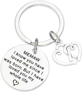 Image of Memaw Keychain Gift by the company Ahaeth Jewelry.
