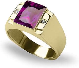 Image of Men's Gold Gemstone Ring by the company Alpha Line Group.
