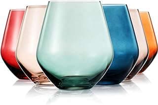 Image of Stemless Crystal Wine Glasses by the company Alrossa.