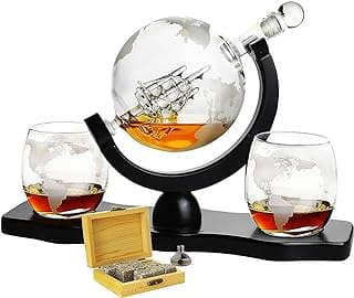 Image of Whiskey Globe Decanter Set by the company Alrossa.