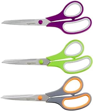 Image of Office scissors by the company Amazon Basics.