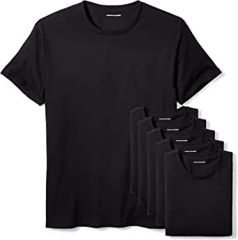 Image of Round Neck T-shirts by the company Amazon Essentials.