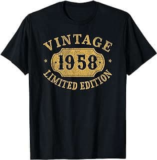 Image of 65th Birthday 1958 T-Shirt by the company Amazon.com.