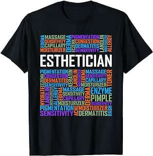 Image of Aesthetician Themed T-Shirt by the company Amazon.com.