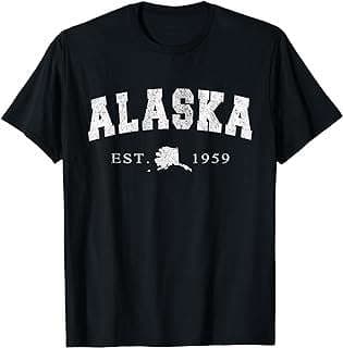 Image of Alaska Retro Vintage T-Shirt by the company Amazon.com.