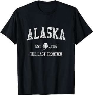 Image of Alaska Vintage Sports T-Shirt by the company Amazon.com.