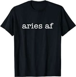 Image of Aries Zodiac Birthday T-Shirt by the company Amazon.com.