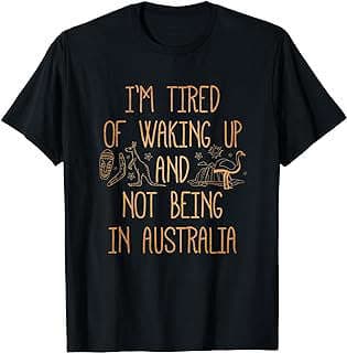 Image of Australia-Themed Funny T-Shirt by the company Amazon.com.
