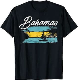 Image of Bahamian Flag T-Shirt by the company Amazon.com.