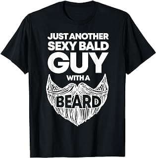 Image of Bald Guy Beard T-Shirt by the company Amazon.com.