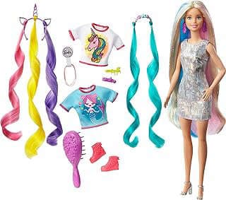 Image of Barbie Fantasy Hair Doll by the company Amazon.com.