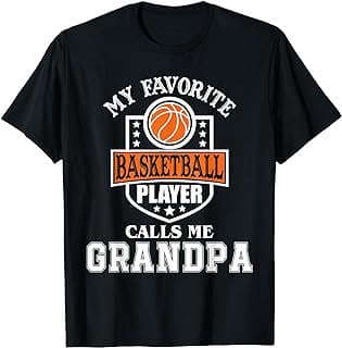 Image of Basketball Grandpa Fathers Day Shirt by the company Amazon.com.