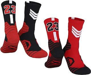 Image of Basketball Number Socks by the company Amazon.com.