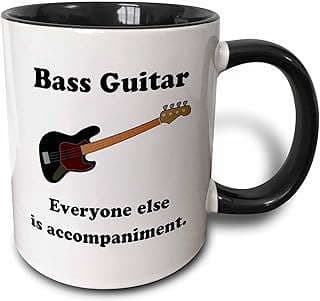 Image of Bass Guitar Themed Mug by the company Amazon.com.