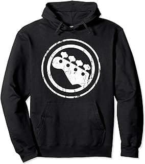 Image of Bassist Vintage Guitar Hoodie by the company Amazon.com.