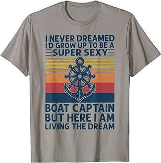 Image of Boat Captain Themed T-Shirt by the company Amazon.com.