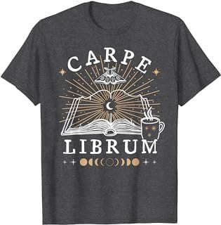 Image of Book Lover Goth T-Shirt by the company Amazon.com.