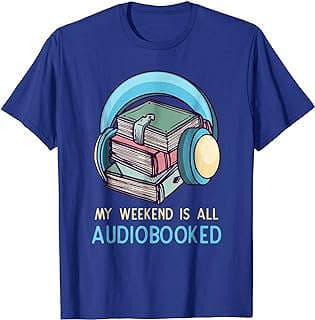 Image of Bookworm Audiobook Themed T-Shirt by the company Amazon.com.