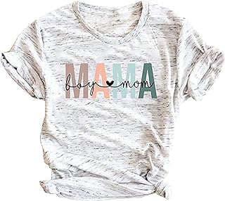 Image of Boy Mom T-Shirt by the company Amazon.com.