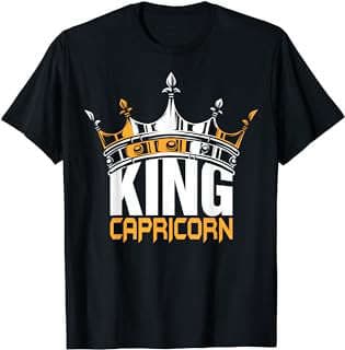 Image of Capricorn Zodiac Birthday T-Shirt by the company Amazon.com.