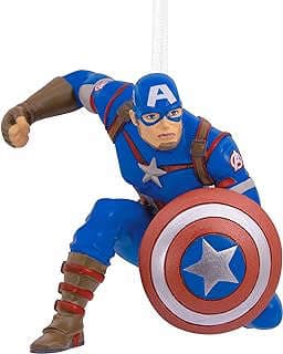 Image of Captain America Christmas Ornament by the company Amazon.com.