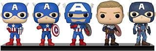 Image of Captain America Funko Pop Set by the company Amazon.com.