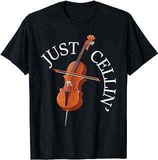 Image of Cello Player Music T-Shirt by the company Amazon.com.