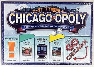Image of Chicago-themed Monopoly Game by the company Amazon.com.